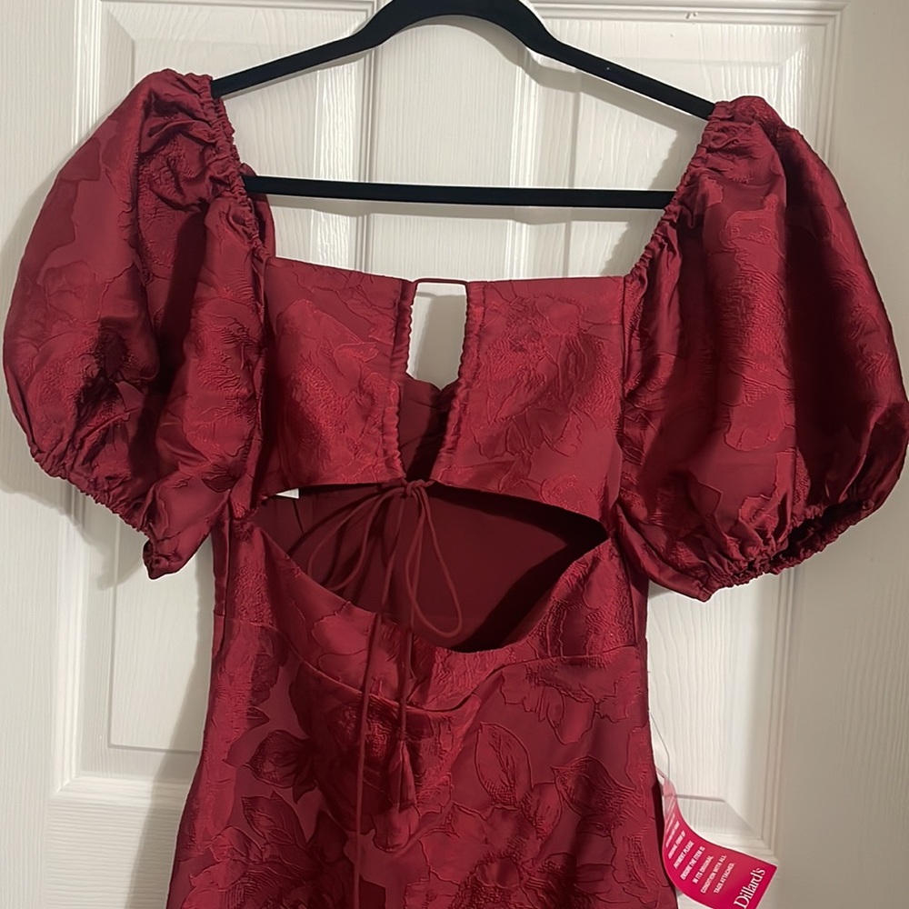 NWT Sachin & Babi Gabby Floral Jacquard Sweetheart Midi Dress - Picture 6 of 9